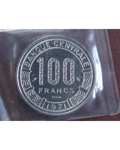 Congo Republic 100 Francs1971km#E1 ESSAIS**