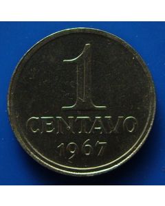 Brazil Centavo1967km# 575.1 