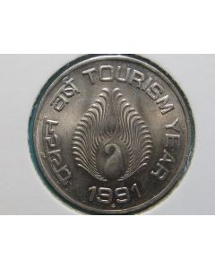 India  Rupee1991Bkm#91