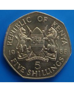 Kenya 5 Shillings 1985  unc
