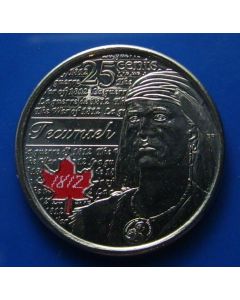 Canada 25 Cents2012km# 1324a 