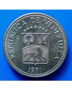 Venezuela  10 Centimos1971 Y# A40 