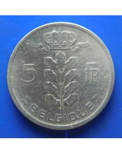 Belgium 	 5 Francs	1949	(French text) 