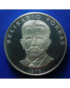 Panama	 5 Balboas	1978	75th Anniversary of the Republic of Panamá – Silver / Proof