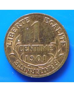 France  Centime1901 km#840 Schön# 1 