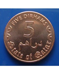 Qatar  5 Dirhams2016  km# NEW