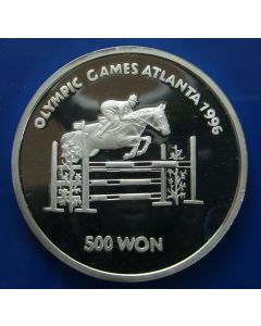 Korea 500 Won 1995	 Equestrain - Proof / Silver  / troy ounce