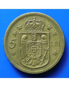 Romania  5 Lei1930Hkm# 48 