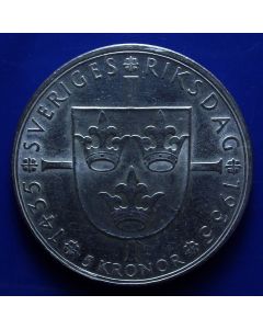 Sweden 	 5 Kronor	1935	 -  500th Ann. of Riksdag  - Gustaf V - Silver