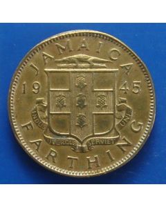 Jamaica ½ Penny1945 km# 31