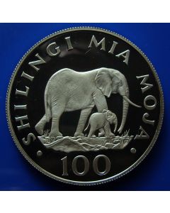 Tanzania  100 Shilingi1986 km# 18a 