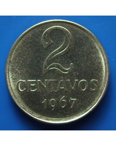 Brazil 2 Centavos1967km# 576.1