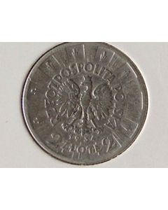 Poland  2 Zlote1934 Y# 27    Schön# 26