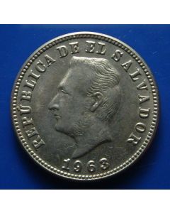 El Salvador  5 Centavos1963km# 134  Schön# 21