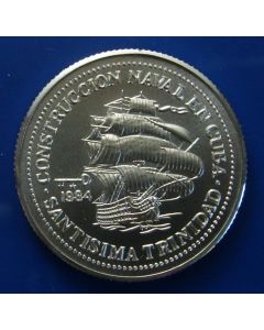 Carib.C.	 5 Pesos	1984	- Santisimo Trinidad - Silver