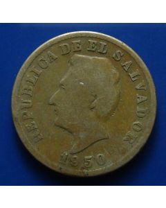 El Salvador  5 Centavos1950km# 134a    Schön# 22a