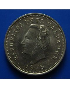 El Salvador 	 5 Centavos	1975	 - Francisco Morazan 