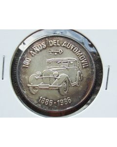 Carib.C.	 5 Pesos	1986	 Daimler-Benz  Silver