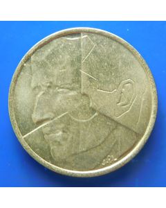 Belgium 	 5 Francs	1986	 Belgique   - Brass