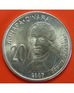 Serbia  20 Dinara2007 km#47 