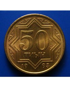 Kazakhstan  50 Tyin 1993 