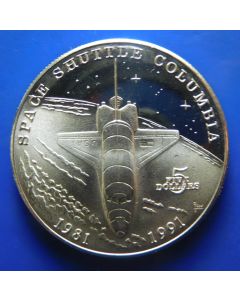 Marshall islands	 5 Dollars	1991m	 Space Shuttle Columbia