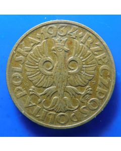 Poland  2 Grosze1934 Y# 9a    Schön# 6b