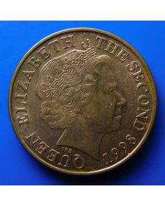 Jersey  2 Pence1998 km# 104 - L'Hermitage, St Helier