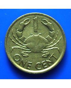 Seychelles 	 Cent	2004	 Crab – unc