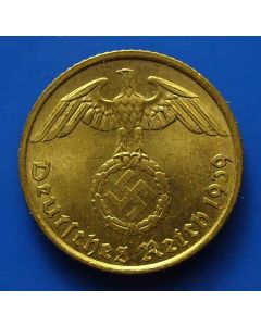 Third Reich 	 5 Reichspfennig 	 1939A