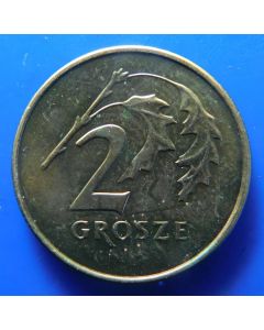 Poland  2 Groszy1992 Y# 277   Schön# 283
