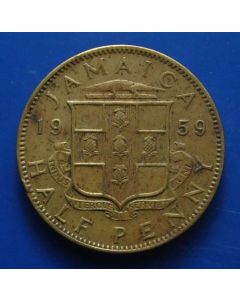 Jamaica ½ Penny1959 km# 36