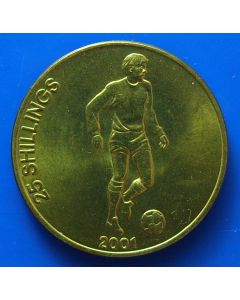 Somalia  25 Shillings2001 km# 103 