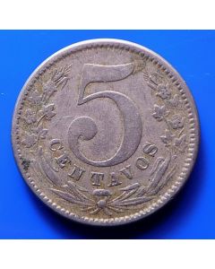 Colombia  5 Centavos1886km# 183.2