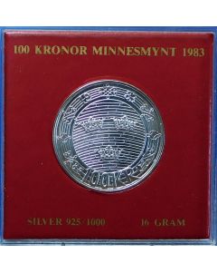 Sweden  100 Kronor1983 km# 861 