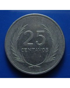 El Salvador  25 Centavos1988km# 157  Schön# 46