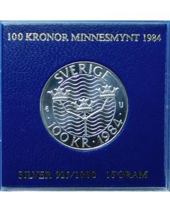 Sweden  100 Kronor1984 km# 863