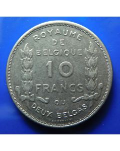 Belgium  10 Francs 1930	 Belgique (FR) / positie B (Position B: The edge lettering reads in upright position when the obverse side (with heads) faces up.)