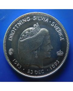 Sweden 	 200 Kronor	1993	  PL – 50th Anniversary of the Birth of Queen Silvia