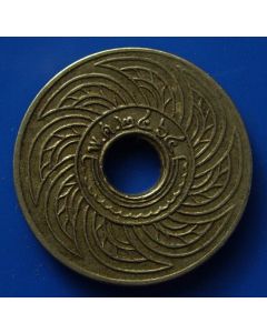 Thailand 	 10 Satang	2464 (1921) 	① พ.ศ. ๒๔๖๔ Rama VI; Birmingham Mint; medium date common 