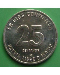 Nicaragua  25 Centavos1981 km#51 