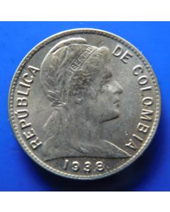 Colombia 	 Centavo	1938