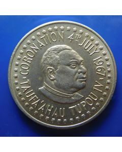 Tonga 	 Pa'anga	1967	 Coronation of King Taufa"ahua Tupou IV