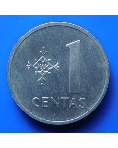 Lithuania Centas1991 km# 85    Schön# 15