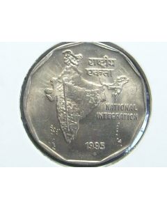 India  2 Rupees1995B km#121.4 - Type B 