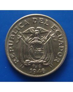 Ecuador  20 Centavos1946km# 77.1b    Schön# 34