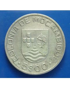 Mozambique  5 Escudos1935 km# 62  Schön# 6