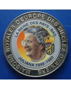 Congo Democratic Republic 	 5 Francs	1999	 - Queen Juliana
