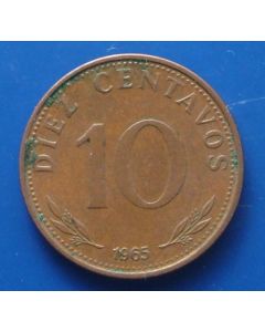 Bolivia 10 Centavos1965km#188