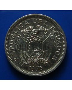 Ecuador  20 Centavos1975km# 77.2a    Schön# 41b